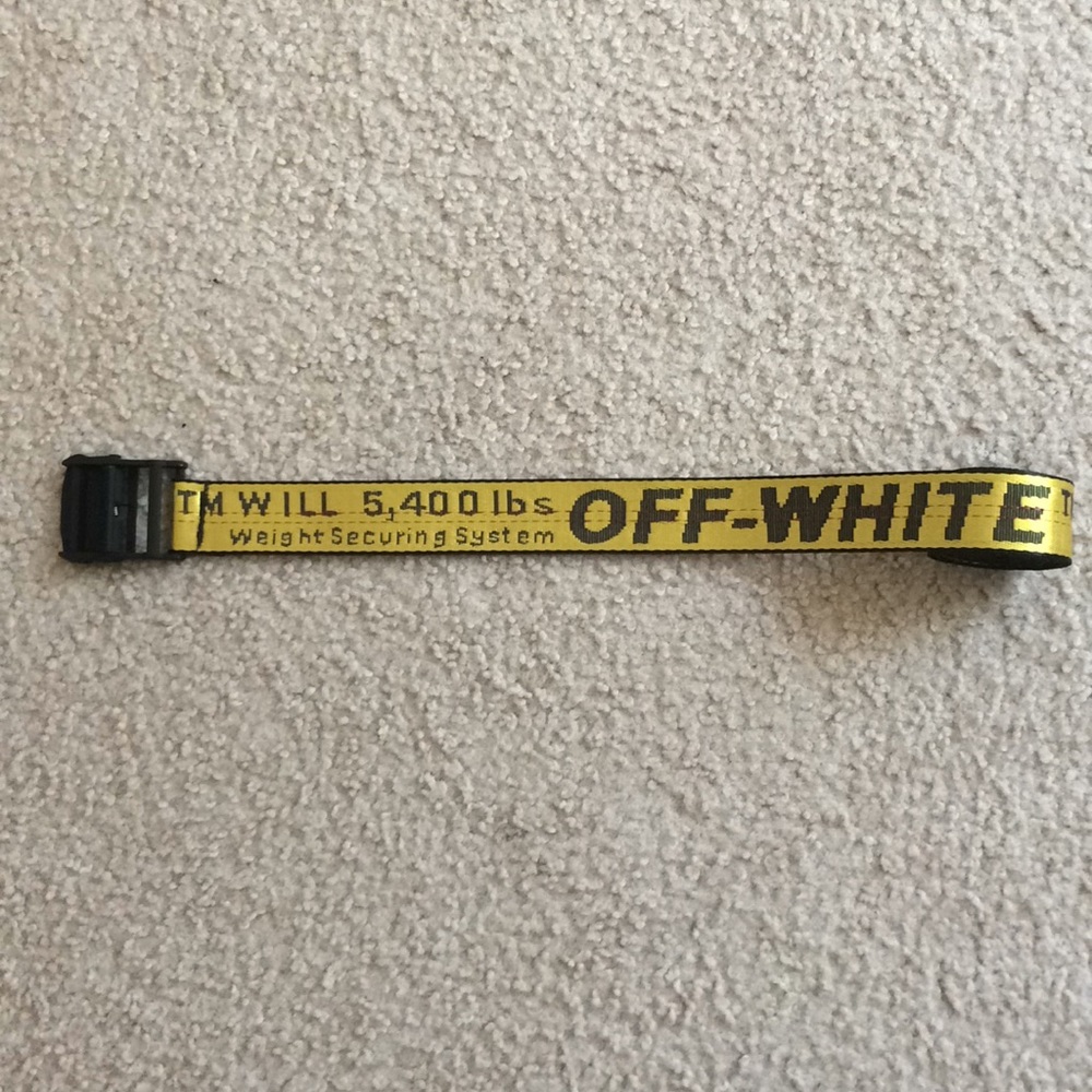 Off White Industrial Belt